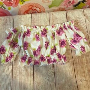 Girls off the shoulder top